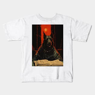 WINSTON - DARK FANTASY ART STYLE DOG FUNNY Kids T-Shirt